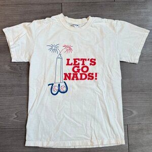 MLB Washington Nationals Funny “Let’s Go Nads” Cotton Gildan T-Shirt Size S